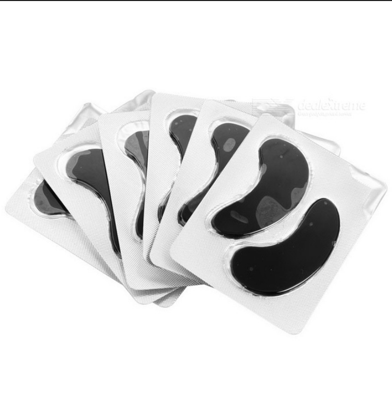 PURE SOL. Beauty  Wake Up Hydrogel Eye Mask Charcoal  + Hyaluronic Acid