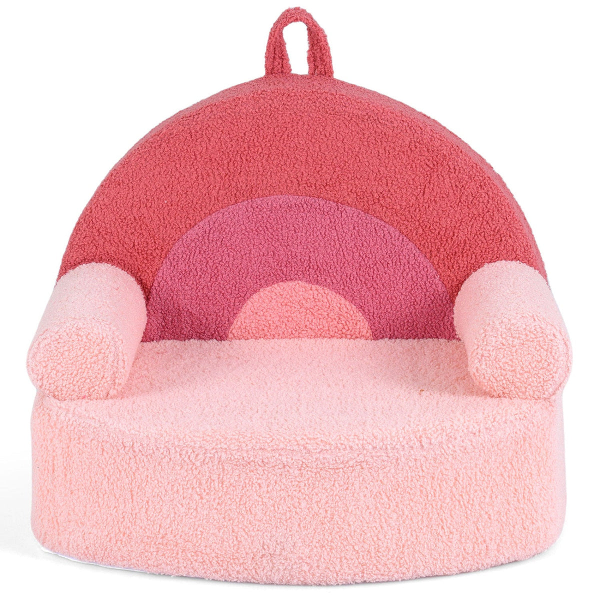 Kids Sofa Toddler Foam Couch with Soft Fleece Fabric Cover