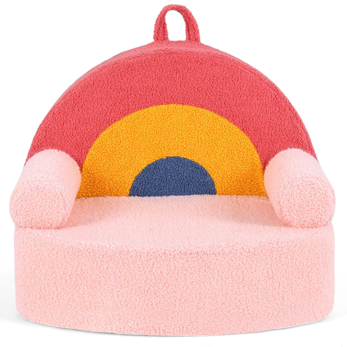 Kids Sofa Toddler Foam Couch with Soft Fleece Fabric Cover