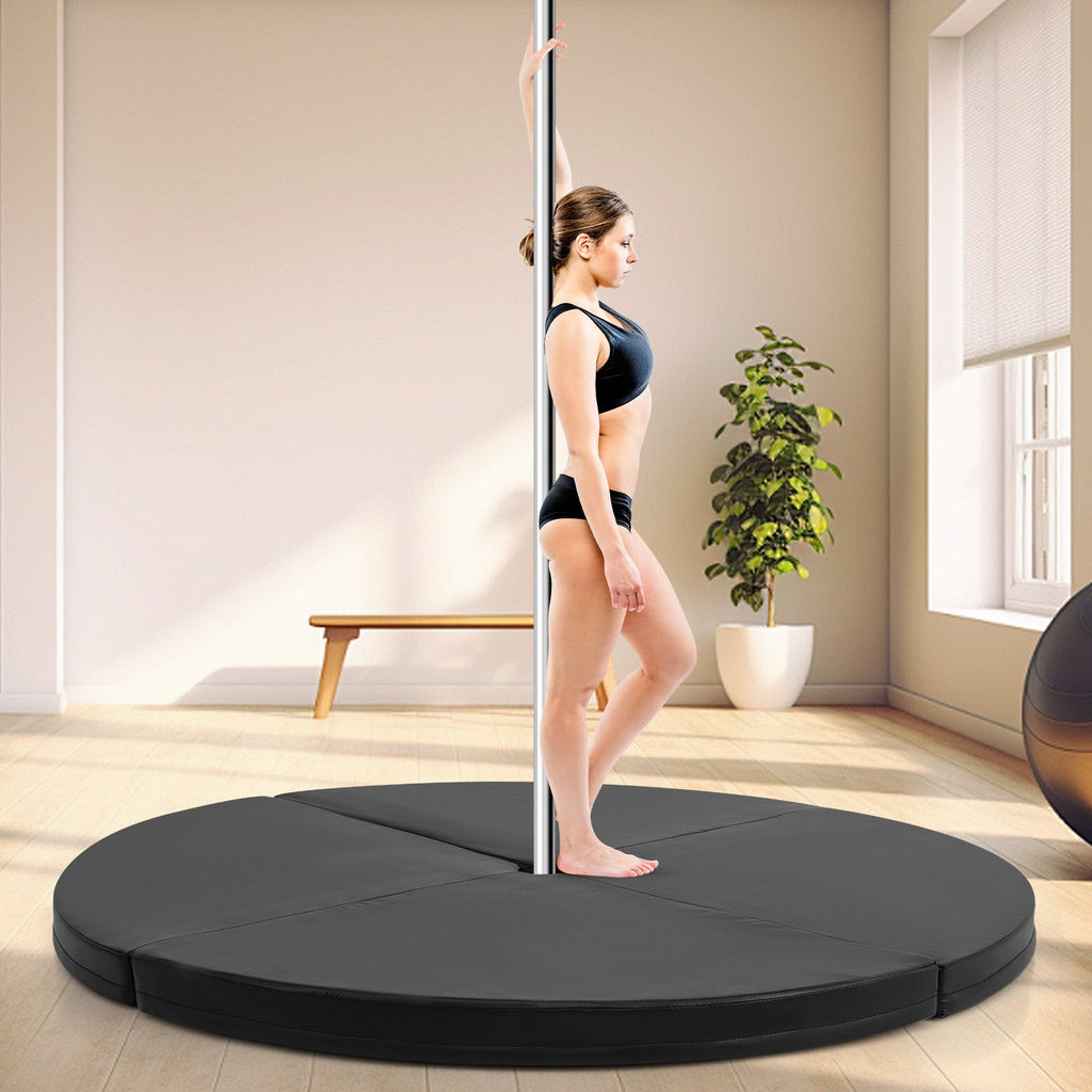 Pole Dance Crash Mat Round Portable Yoga Mat with EPE Foam