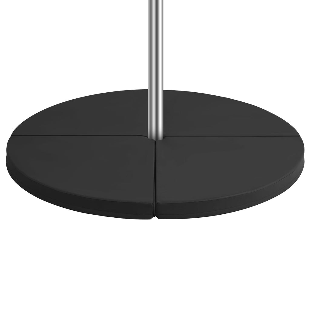 Pole Dance Crash Mat Round Portable Yoga Mat with EPE Foam