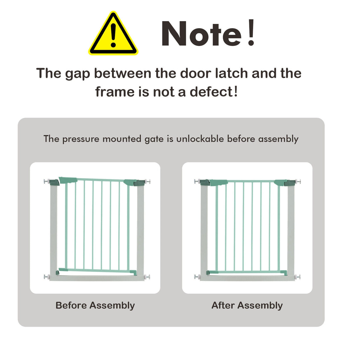 30-32.5 Inch Wide Safety Gate with 30 Inch Scientific Height