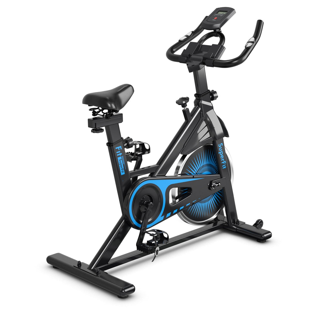 Indoor Silent Belt Drive Adjustable Resistance Cycling Stationary Bike
